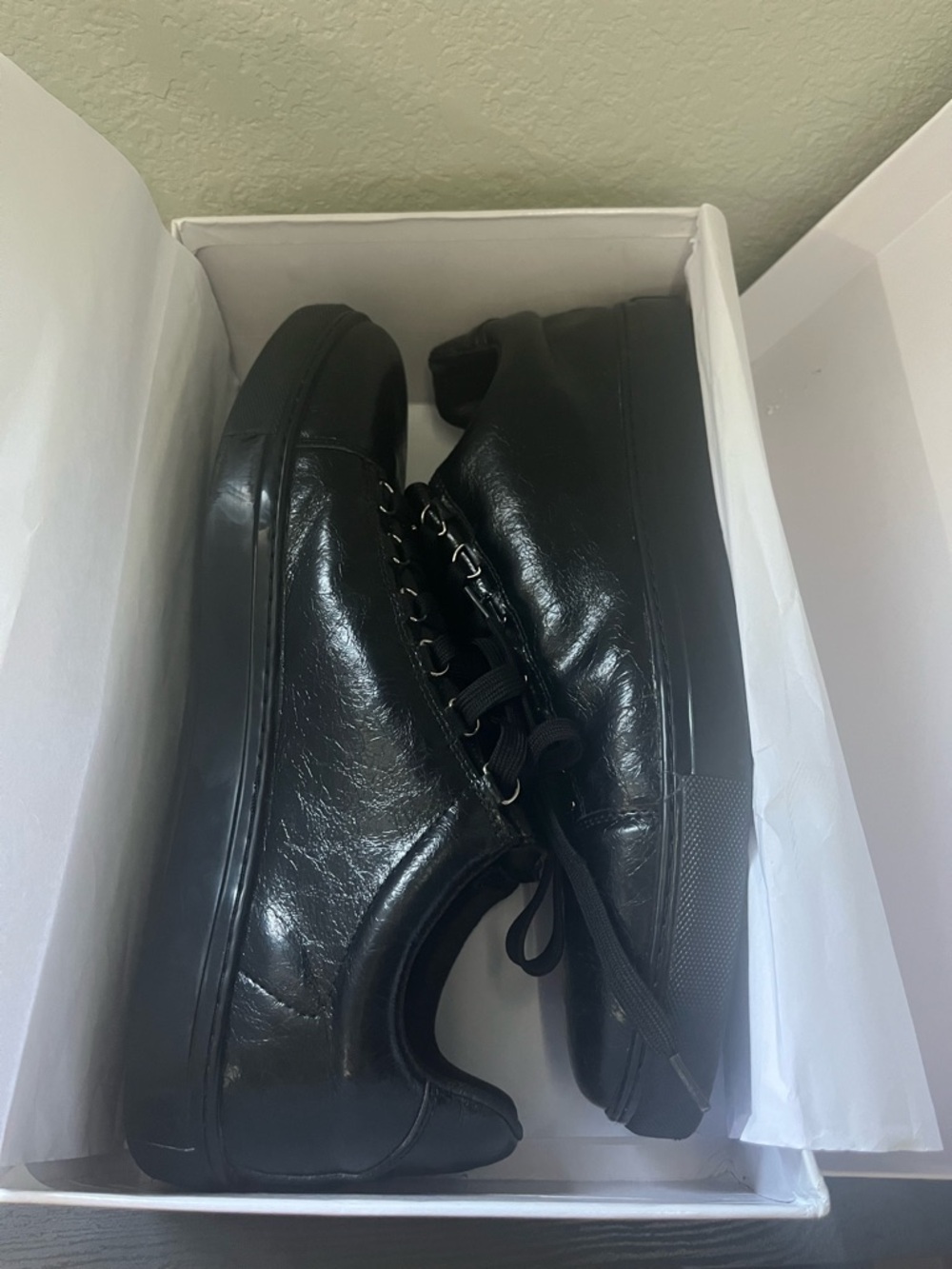 Balenciaga arena low’s — black leather - Picture 3 of 6